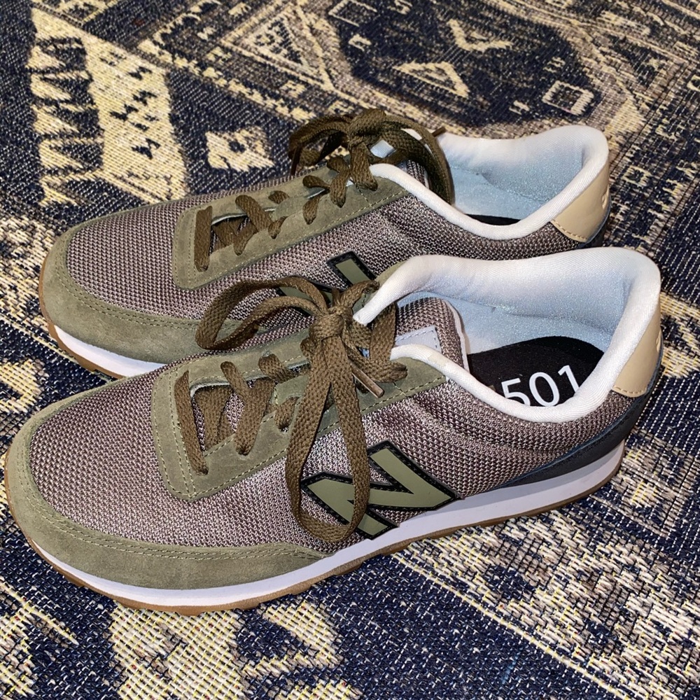 New Balance 501 Olive Shoe - Never Worn